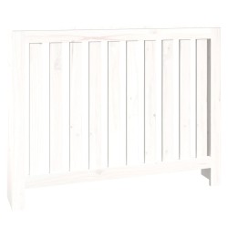 vidaXL Cubierta de radiador madera maciza de pino blanco 108,5x19x84cm