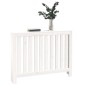 vidaXL Cubierta de radiador madera maciza de pino blanco 108,5x19x84cm