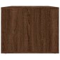 vidaXL Mesa de centro madera contrachapada roble marrón 80x50x40 cm vidaXL Mesa de centro madera contrachapada roble marrón 80x50x40 cm