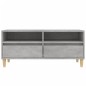 vidaXL Mueble de TV madera contrachapada gris hormigón 100x34,5x44,5cm vidaXL Mueble de TV madera contrachapada gris hormigón 100x34,5x44,5cm