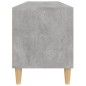 vidaXL Mueble de TV madera contrachapada gris hormigón 100x34,5x44,5cm vidaXL Mueble de TV madera contrachapada gris hormigón 100x34,5x44,5cm
