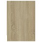 vidaXL Mueble para TV madera contrachapada roble Sonoma 146,5x35x50 cm