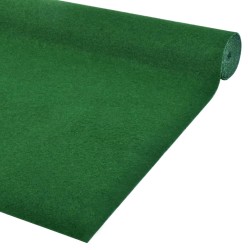 vidaXL Césped artificial con tacos PP 5x1 m verde