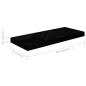 vidaXL Estante flotante de pared 2 uds MDF negro brillo 60x23,5x3,8 cm vidaXL Estante flotante de pared 2 uds MDF negro brillo 60x23,5x3,8 cm
