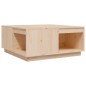 vidaXL Mesa de centro madera maciza de pino 80x81x36,5 cm vidaXL Mesa de centro madera maciza de pino 80x81x36,5 cm