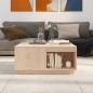 vidaXL Mesa de centro madera maciza de pino 80x81x36,5 cm vidaXL Mesa de centro madera maciza de pino 80x81x36,5 cm