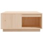 vidaXL Mesa de centro madera maciza de pino 80x81x36,5 cm vidaXL Mesa de centro madera maciza de pino 80x81x36,5 cm