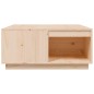 vidaXL Mesa de centro madera maciza de pino 80x81x36,5 cm vidaXL Mesa de centro madera maciza de pino 80x81x36,5 cm