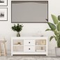 vidaXL Mueble para TV de madera maciza de pino blanco 103x36,5x52 cm