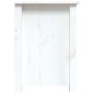 vidaXL Mueble para TV de madera maciza de pino blanco 103x36,5x52 cm