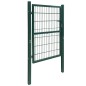 vidaXL Cancela de valla 2D individual verde 106x210 cm vidaXL Cancela de valla 2D individual verde 106x210 cm