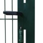 vidaXL Cancela de valla 2D individual verde 106x210 cm vidaXL Cancela de valla 2D individual verde 106x210 cm