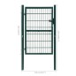 vidaXL Cancela de valla 2D individual verde 106x210 cm vidaXL Cancela de valla 2D individual verde 106x210 cm