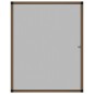 vidaXL Mosquitera para ventanas marrón 80x100 cm vidaXL Mosquitera para ventanas marrón 80x100 cm