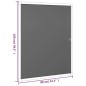 vidaXL Mosquitera para ventanas marrón 80x100 cm vidaXL Mosquitera para ventanas marrón 80x100 cm