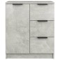 vidaXL Aparador de madera contrachapada gris hormigón 60x30x70 cm vidaXL Aparador de madera contrachapada gris hormigón 60x30x70 cm