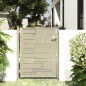 vidaXL Puerta de jardín de acero inoxidable 100x125 cm vidaXL Puerta de jardín de acero inoxidable 100x125 cm