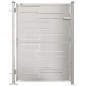 vidaXL Puerta de jardín de acero inoxidable 100x125 cm vidaXL Puerta de jardín de acero inoxidable 100x125 cm