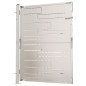 vidaXL Puerta de jardín de acero inoxidable 100x125 cm vidaXL Puerta de jardín de acero inoxidable 100x125 cm