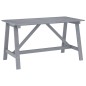 vidaXL Juego de comedor de jardín 5 pzas madera maciza de acacia gris
