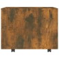 vidaXL Mesa de centro madera de ingeniería roble ahumado 55x55x40 cm