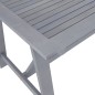 vidaXL Juego de comedor de jardín 5 pzas madera maciza de acacia gris