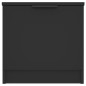vidaXL Mesitas de noche 2 unidades color negro 40x39x40 cm