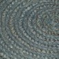 vidaXL Alfombra de yute tejida a mano redonda verde oliva 150 cm