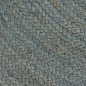 vidaXL Alfombra de yute tejida a mano redonda verde oliva 150 cm