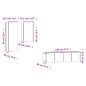 vidaXL Set de muebles de TV 4 pzas madera contrachapada roble ahumado vidaXL Set de muebles de TV 4 pzas madera contrachapada roble ahumado