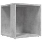vidaXL Mesa auxiliar madera contrachapada gris hormigón 33x33x34,5 cm vidaXL Mesa auxiliar madera contrachapada gris hormigón 33x33x34,5 cm
