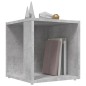 vidaXL Mesa auxiliar madera contrachapada gris hormigón 33x33x34,5 cm vidaXL Mesa auxiliar madera contrachapada gris hormigón 33x33x34,5 cm