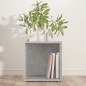 vidaXL Mesa auxiliar madera contrachapada gris hormigón 33x33x34,5 cm vidaXL Mesa auxiliar madera contrachapada gris hormigón 33x33x34,5 cm