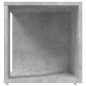 vidaXL Mesa auxiliar madera contrachapada gris hormigón 33x33x34,5 cm vidaXL Mesa auxiliar madera contrachapada gris hormigón 33x33x34,5 cm
