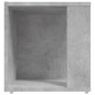 vidaXL Mesa auxiliar madera contrachapada gris hormigón 33x33x34,5 cm vidaXL Mesa auxiliar madera contrachapada gris hormigón 33x33x34,5 cm