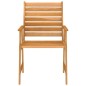 vidaXL Juego de comedor para jardín 3 piezas madera maciza de acacia vidaXL Juego de comedor para jardín 3 piezas madera maciza de acacia