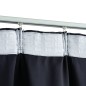 vidaXL Cortinas opacas con ganchos 2 uds gris antracita 140x245 cm vidaXL Cortinas opacas con ganchos 2 uds gris antracita 140x245 cm