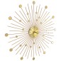 vidaXL Reloj de pared de metal dorado 70 cm vidaXL Reloj de pared de metal dorado 70 cm