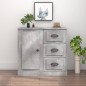 vidaXL Aparador de madera contrachapada gris hormigón 70x35,5x67,5 cm vidaXL Aparador de madera contrachapada gris hormigón 70x35,5x67,5 cm