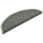 vidaXL Alfombras de peldaños de escalera 15 uds verde oscuro 56x17x3cm vidaXL Alfombras de peldaños de escalera 15 uds verde oscuro 56x17x3cm