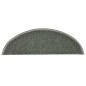 vidaXL Alfombras de peldaños de escalera 15 uds verde oscuro 56x17x3cm vidaXL Alfombras de peldaños de escalera 15 uds verde oscuro 56x17x3cm