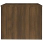 vidaXL Mesa de centro madera contrachapada roble marrón 80x50x40 cm vidaXL Mesa de centro madera contrachapada roble marrón 80x50x40 cm