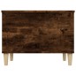 vidaXL Mesa de centro madera contrachapada roble ahumado 60x44,5x45 cm vidaXL Mesa de centro madera contrachapada roble ahumado 60x44,5x45 cm
