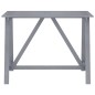 vidaXL Mesa y sillas de bar de jardín 7 pzas gris madera maciza acacia vidaXL Mesa y sillas de bar de jardín 7 pzas gris madera maciza acacia