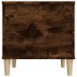 vidaXL Mesa de centro madera contrachapada roble ahumado 60x44,5x45 cm vidaXL Mesa de centro madera contrachapada roble ahumado 60x44,5x45 cm