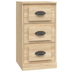 vidaXL Aparador de madera contrachapada roble Sonoma 36x35,5x67,5 cm