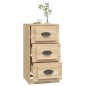 vidaXL Aparador de madera contrachapada roble Sonoma 36x35,5x67,5 cm vidaXL Aparador de madera contrachapada roble Sonoma 36x35,5x67,5 cm