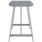 vidaXL Mesa y sillas de bar de jardín 7 pzas gris madera maciza acacia vidaXL Mesa y sillas de bar de jardín 7 pzas gris madera maciza acacia