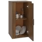 vidaXL Aparador de madera contrachapada marrón roble 40x33x70 cm vidaXL Aparador de madera contrachapada marrón roble 40x33x70 cm