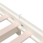 vidaXL Cama apilable de madera pino maciza blanca 100x200 cm vidaXL Cama apilable de madera pino maciza blanca 100x200 cm